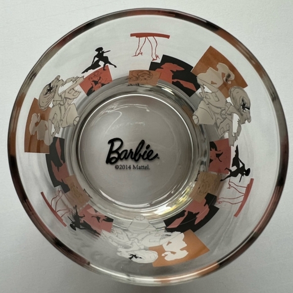 Barbie Glass Tumbler 4 set RARE - Picture 9 of 9